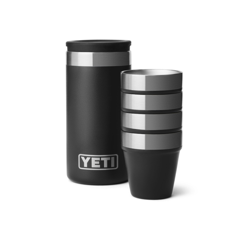 Shot Glasses And Case – Black|Black|OS