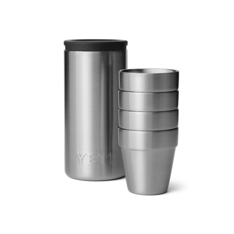 Shot Glasses And Case – Stainless Steel