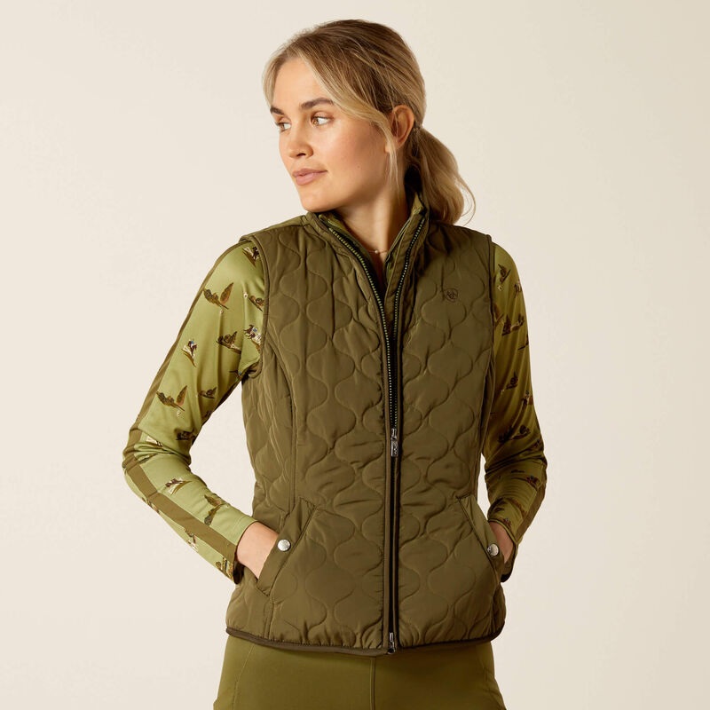 Women’s Ashley 2.0 Insulated Vest – Winter Moss