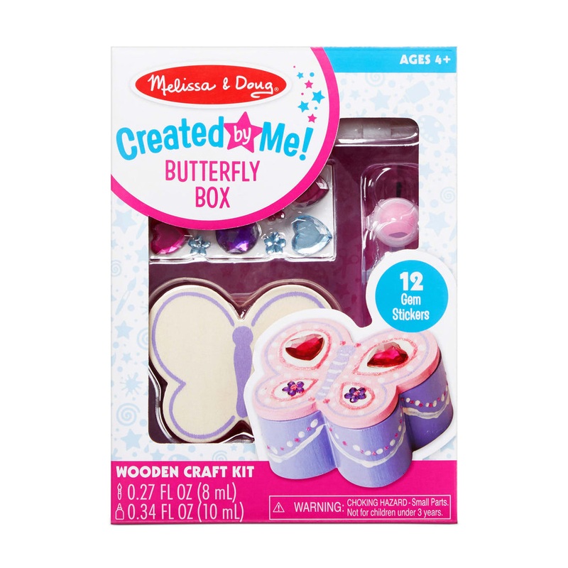 Created By Me! Butterfly Box Wooden Craft Kit