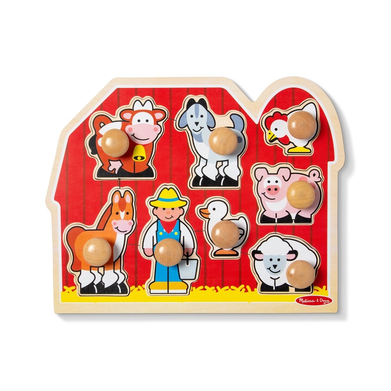 Large Farm Jumbo Knob Puzzle|Farm