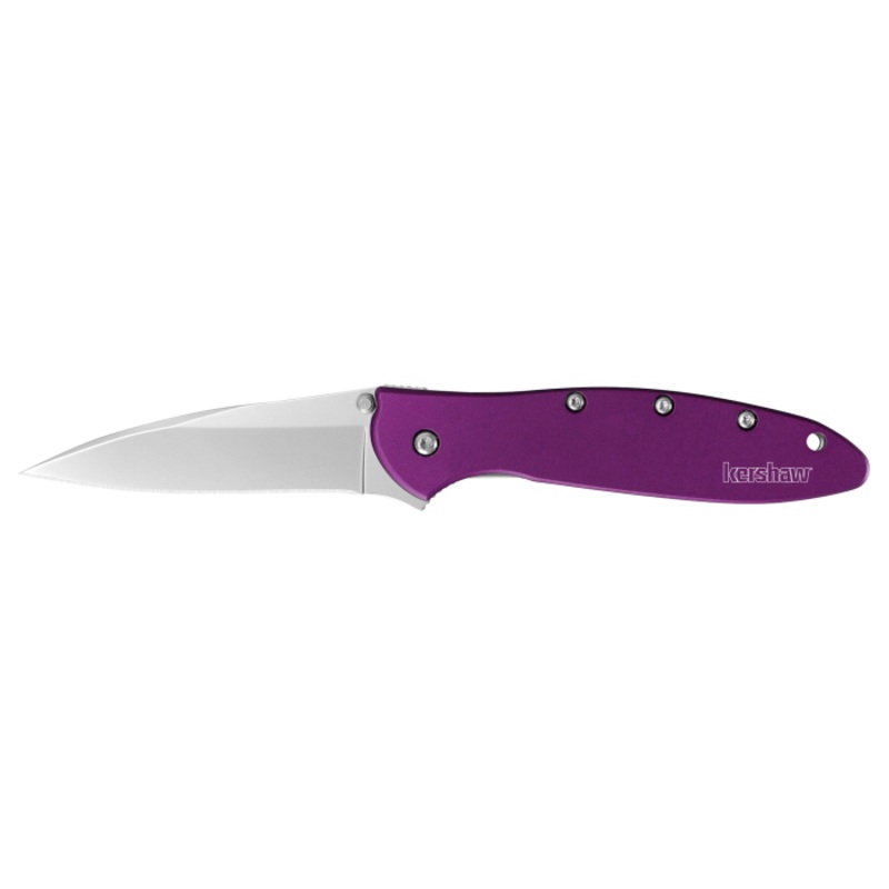 Leek Aluminum Knife – Stainless Steel/purple