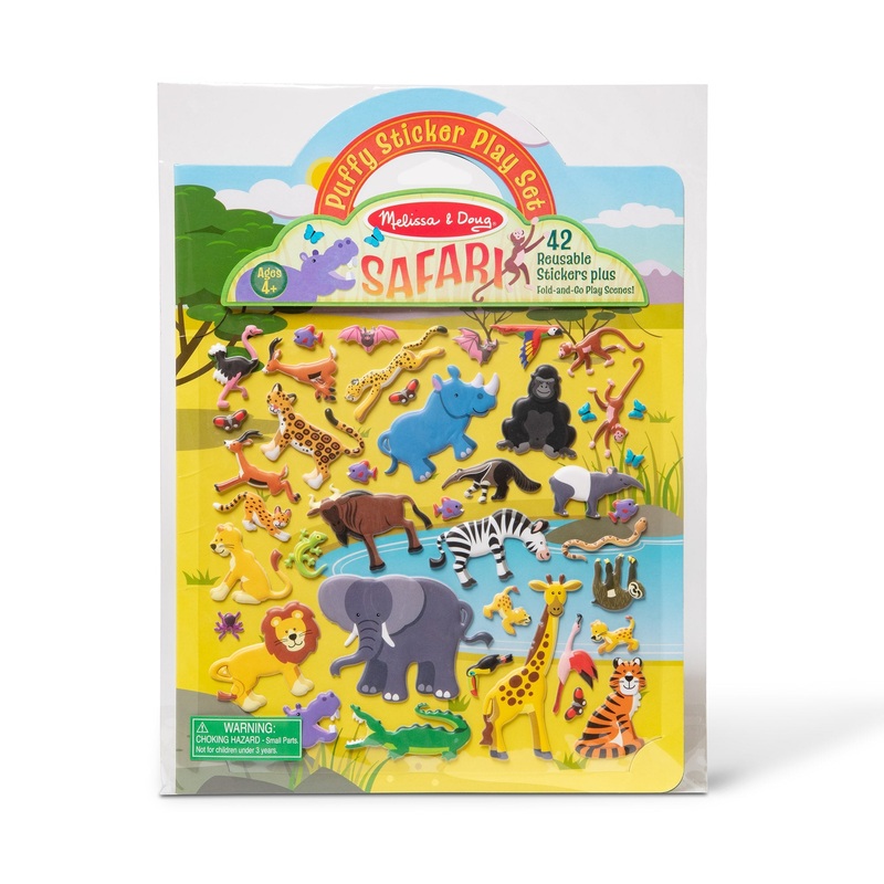 Puffy Sticker Playset- Safari|Safari