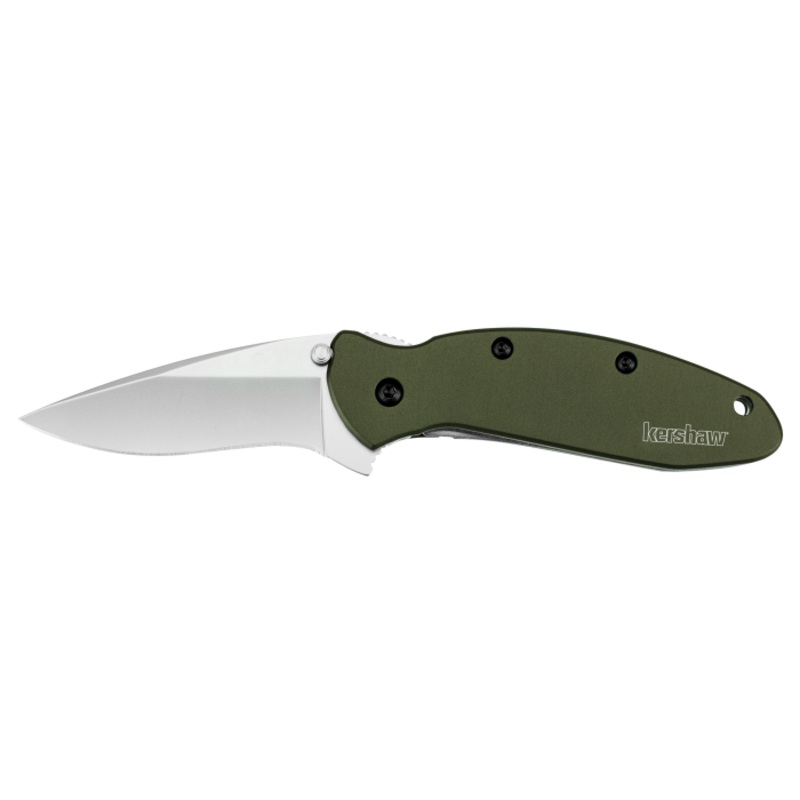 Scallion Aluminum Knife – Stainless Steel/olive Drab