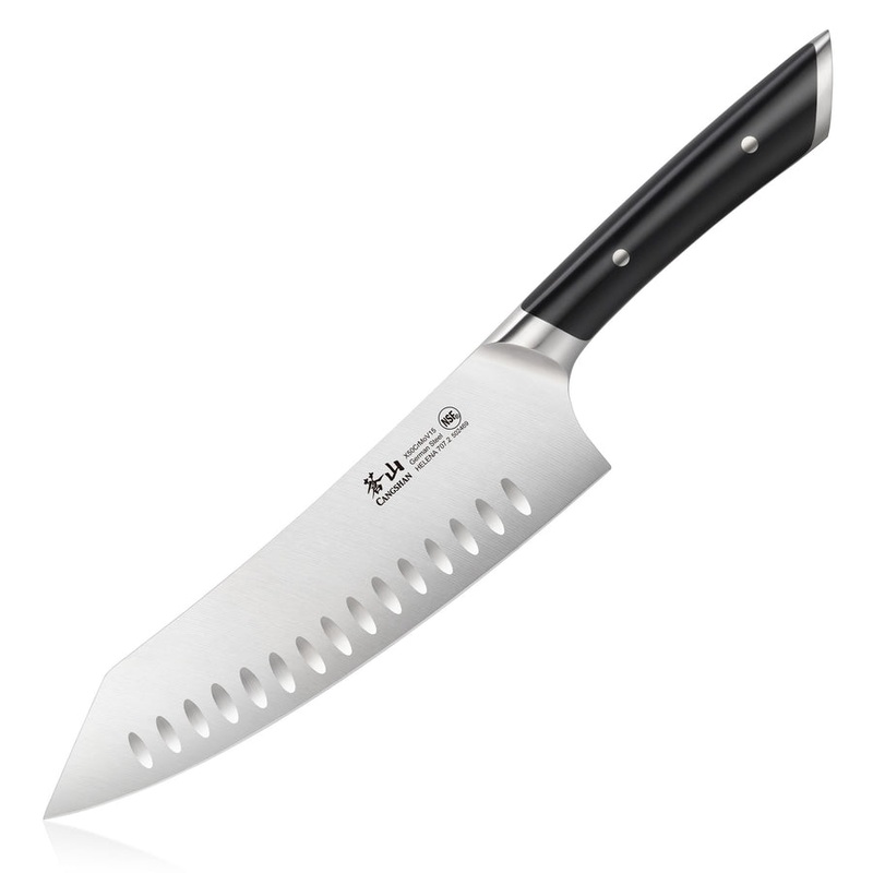 Helena Series 8-inch Rocking Chef’s Knife -black