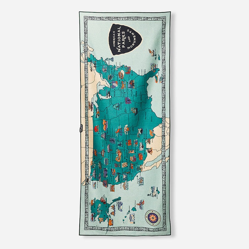 Original Towel – National Parks Map