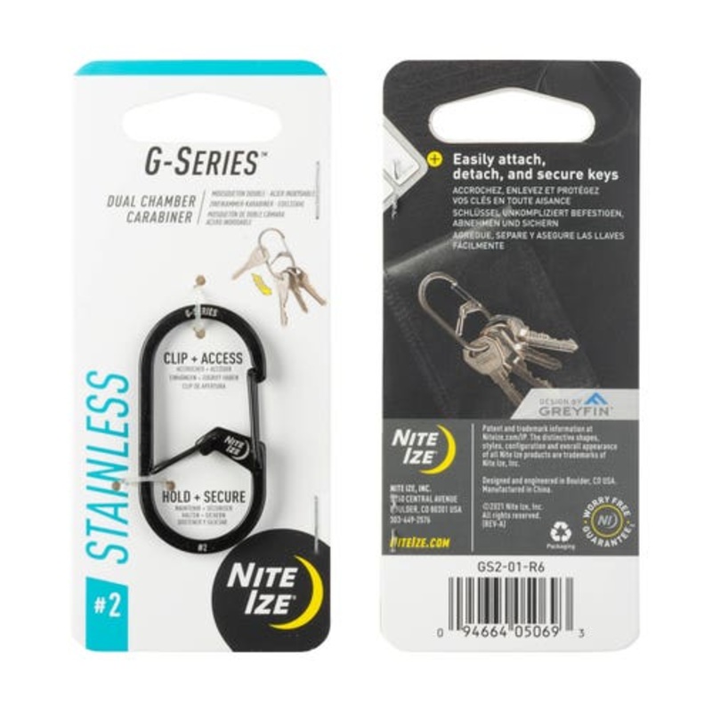 G-seriesdual Chamber Carabiner #2 – Black