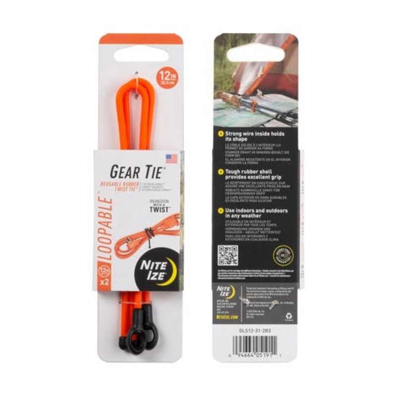 Gear Tie Loopable Twist Tie 2pk – Bright Org