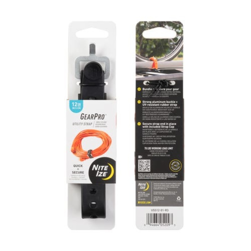 Gearpro Utility Strap – Black 12 In