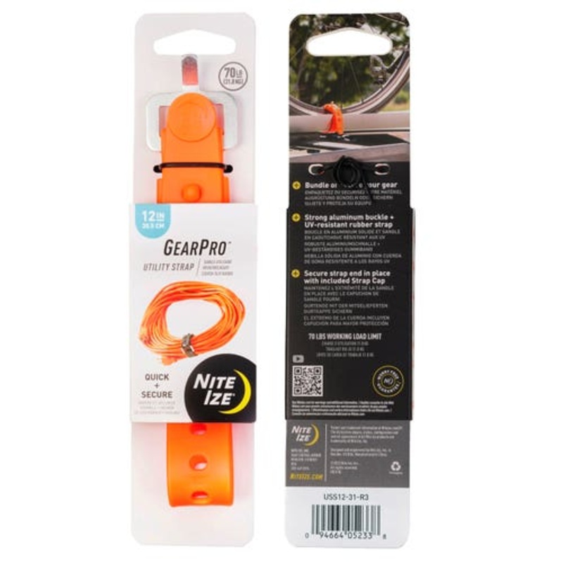 Gearpro Utility Strap – Bright Orange 12 In