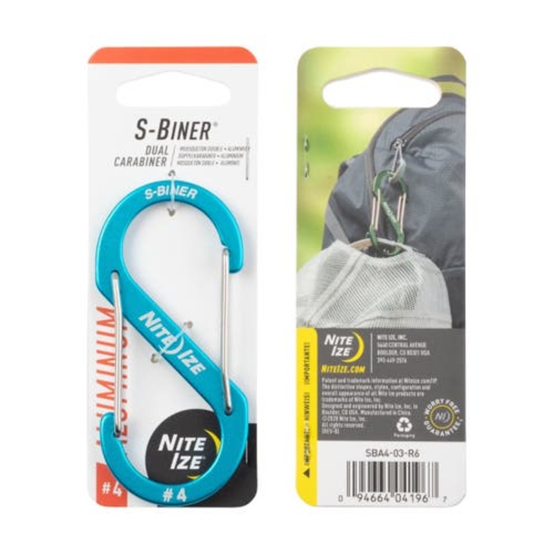 S-biner Dual Carabiner Aluminum #4 – Blue