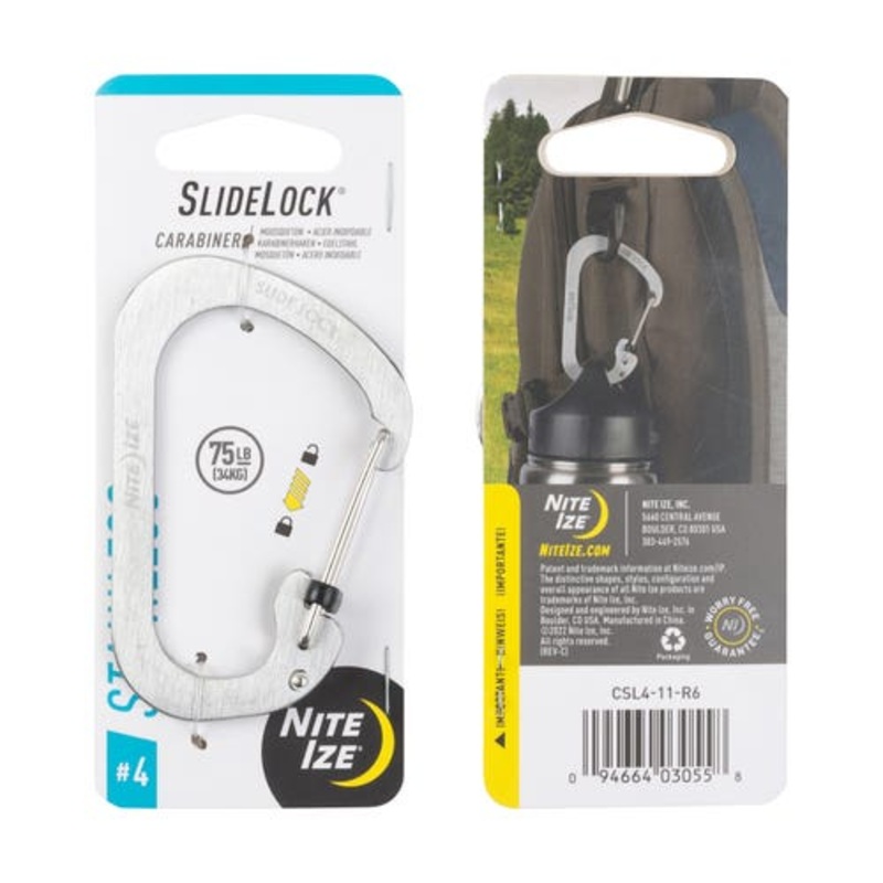 Slidelock Carabiner #4 – Stainless