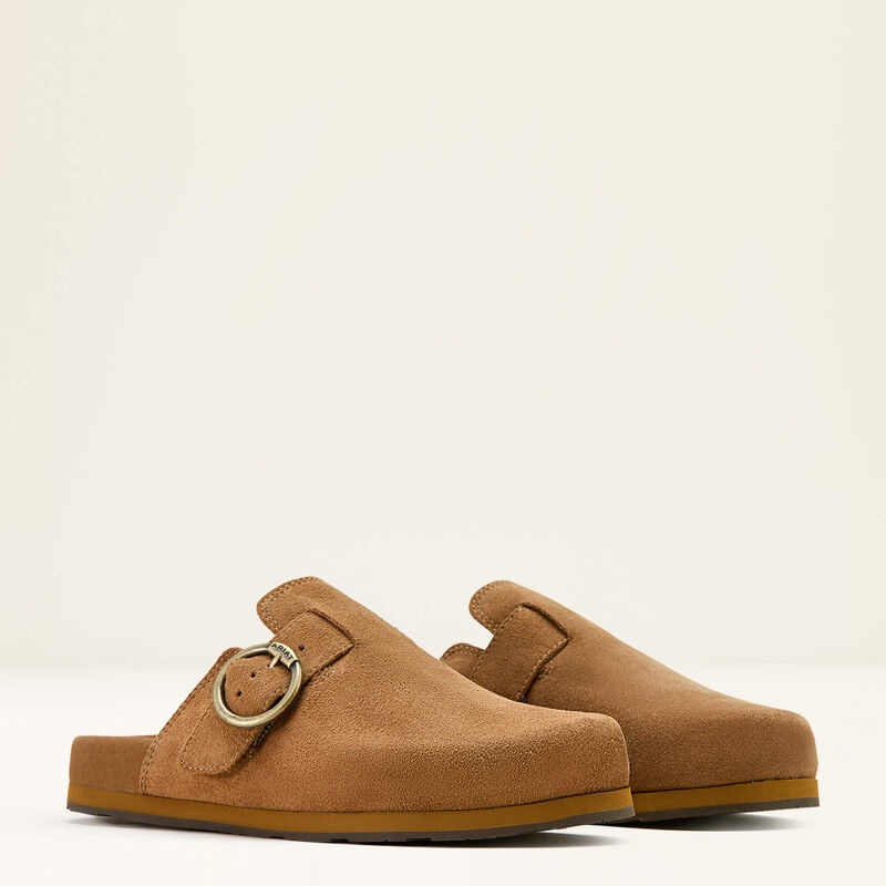 Country Mule|Caramel suede|6 B|6.5 B|7 B|7.5 B|8 B|8.5 B|9 B|9.5 B|10 B