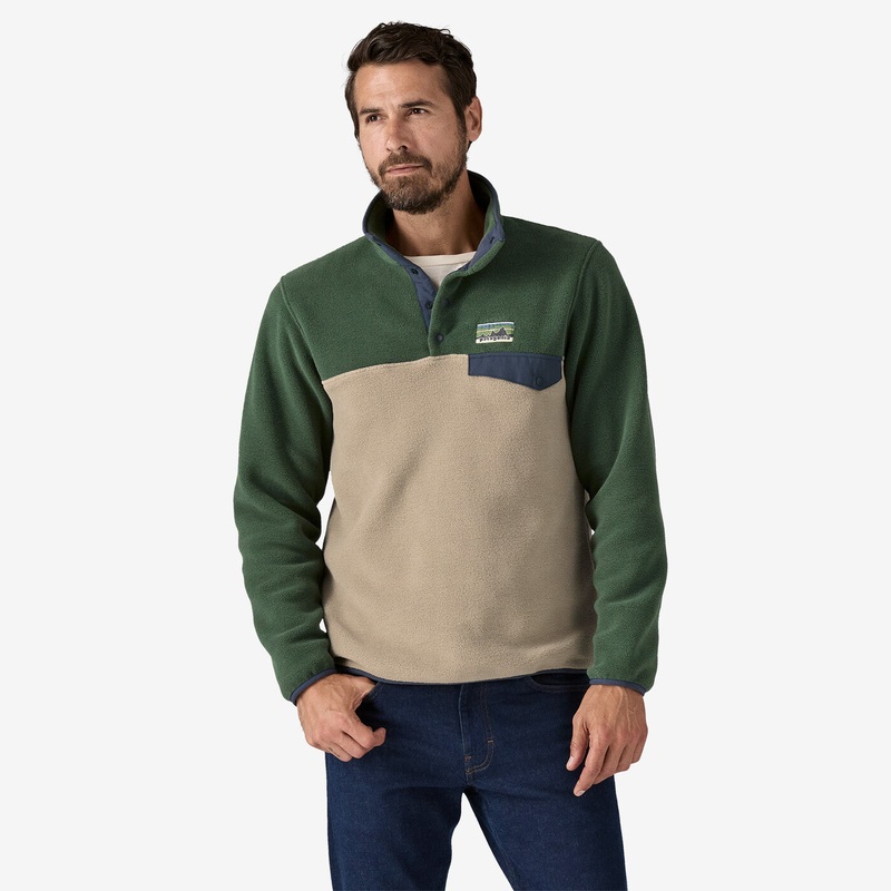 Men’s Lightweight Synchilla Snap-T Fleece Pullover – Seabird Grey