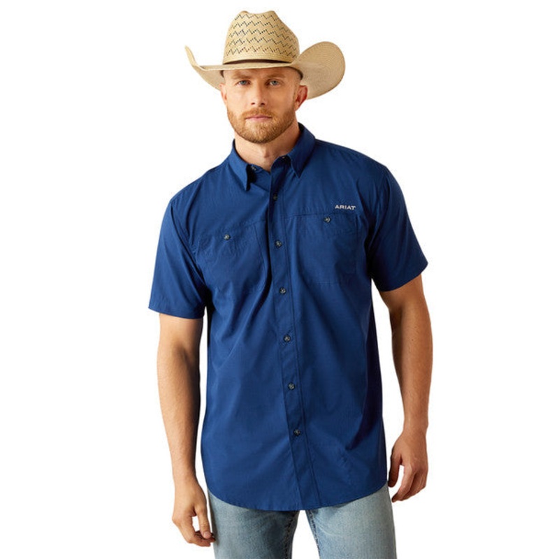 Mns 360 Airflow Classic Fit Shirt – Estate Blue