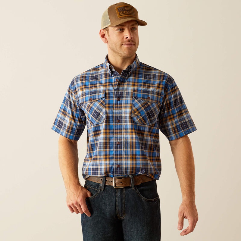 Mns Rebar Ds Work Shirt – Strong Blue