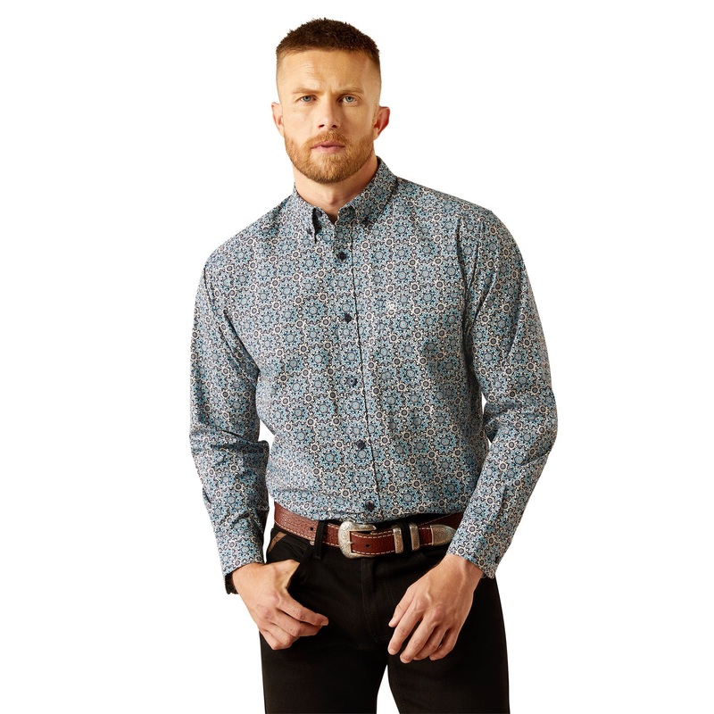 Mns Santiago Classic Fit Shirt – Dark Teal