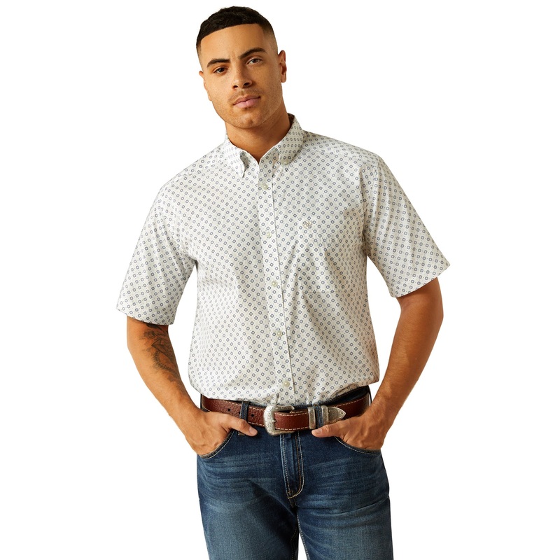 Mns Shawn Classic Fit Shirt – White