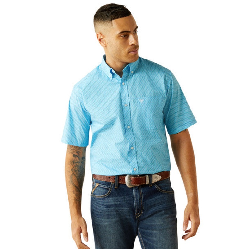 Mns Simeon Classic Fit Shirt – Light Blue