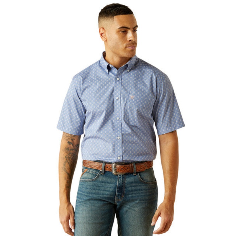 Mns Wf Dixon Classic Fit Shirt – Blue