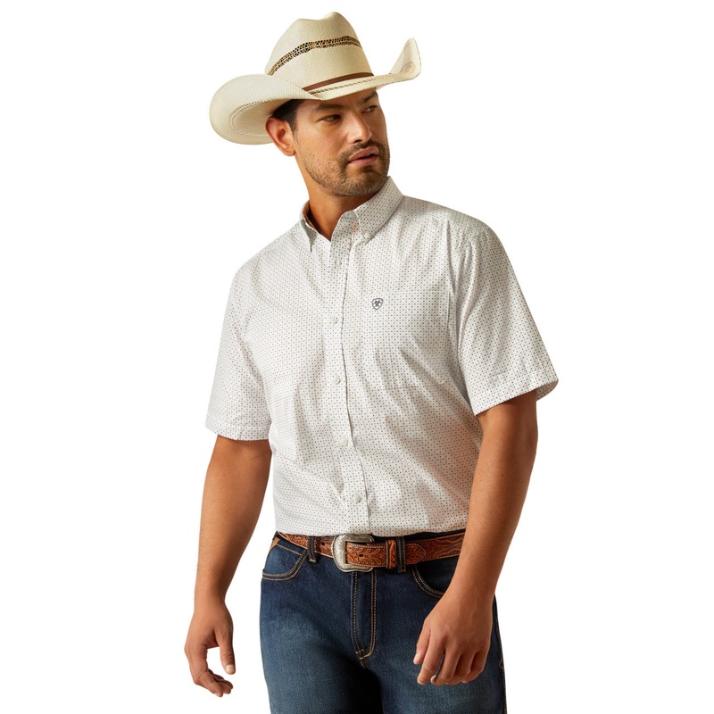 Mns Wf Eddy Classic Fit Shirt – White