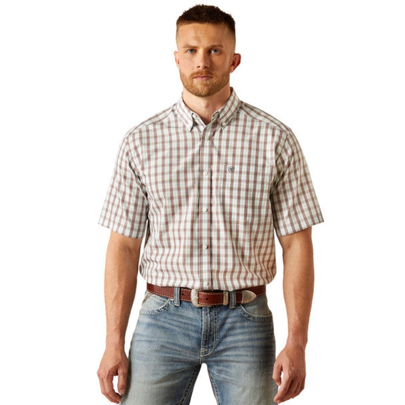 Mns Wf Elton Classic Fit Shirt – White