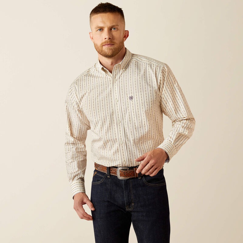 Mns Wf Randall Classic Fit Shirt – Off White