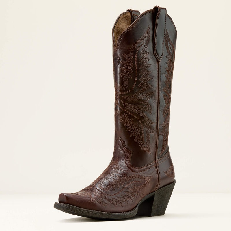 Round Up Collins Western Boot|Mahogany|Supple black|6 B|6.5 B|7 B|7.5 B|8 B|8.5 B|9 B|9.5 B|10 B