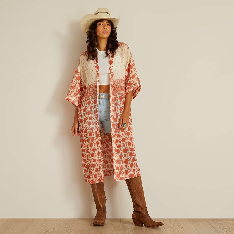 Wms Paige Duster – Senora Border Prnt