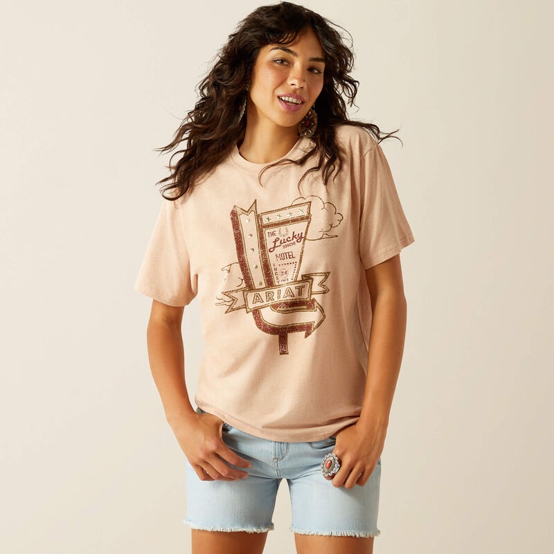 Wms Roadside T-shirt – Muted Clay