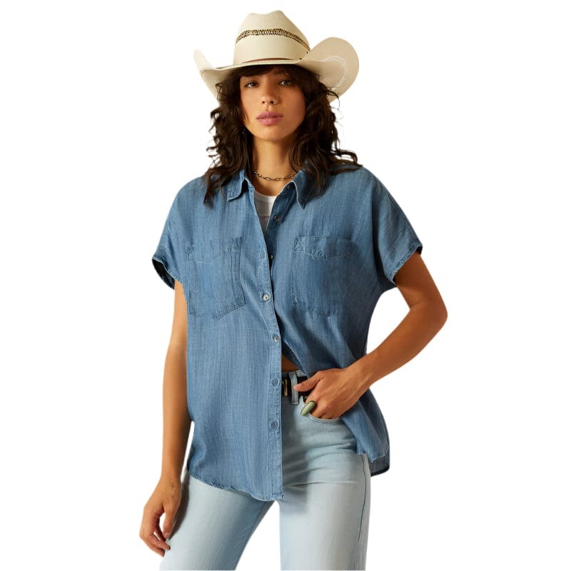 Wms Vacation Shirt – Chambray|Chambray|S|M|L|XL|XXL