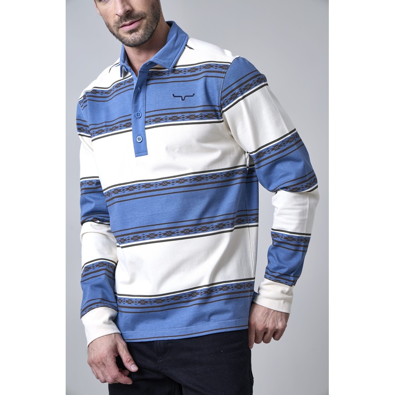 Adobe Rugby Long Sleeve – Slate Blue