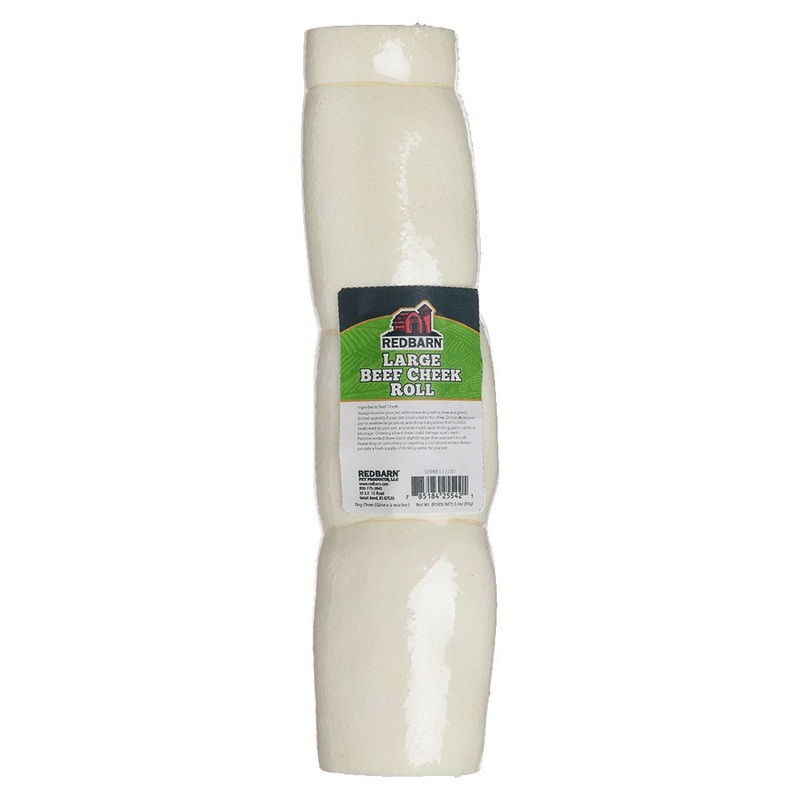 Beef Cheek Roll Dog Chew – Large – Single