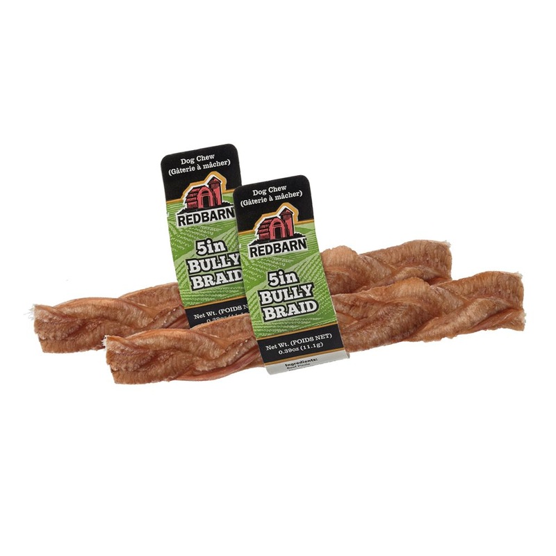 Braided Bully Stick Dog Chews – 5in – Single