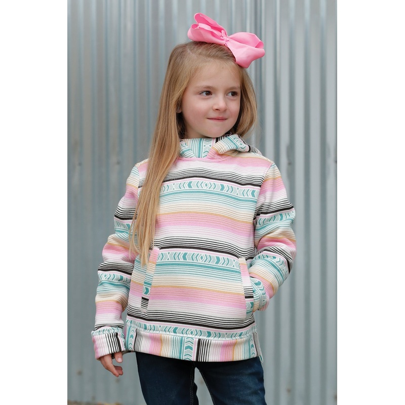 Girls’ Rainey Hoodie – Cream Multi – (CWK8630003)
