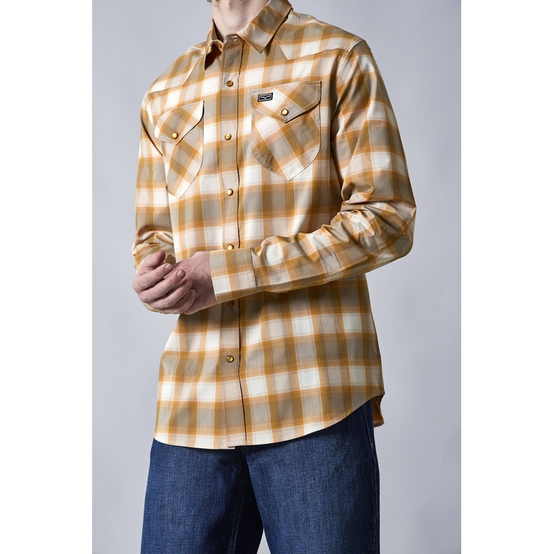 Hays Long Sleeve Dress Shirt – Tan
