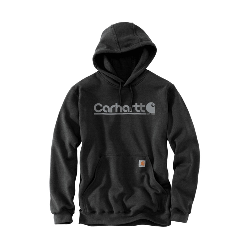 Loose Fit Midweight Logo Graphic Sweatshirt – Carbon Heather