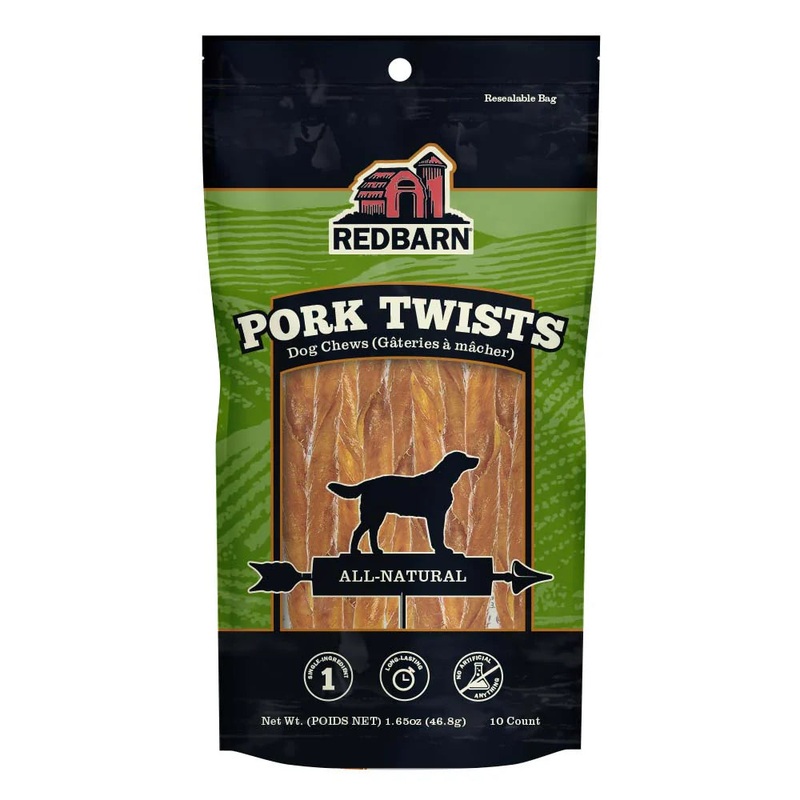 Pork Skin Twist Dog Chews – 10ct