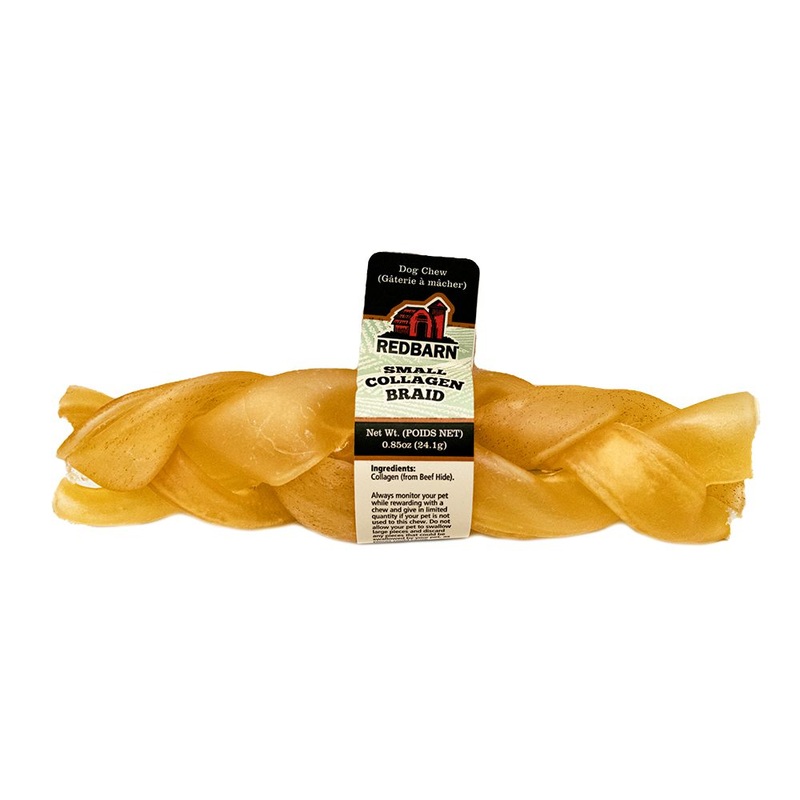 Puffed Collagen Braid Chew – Small