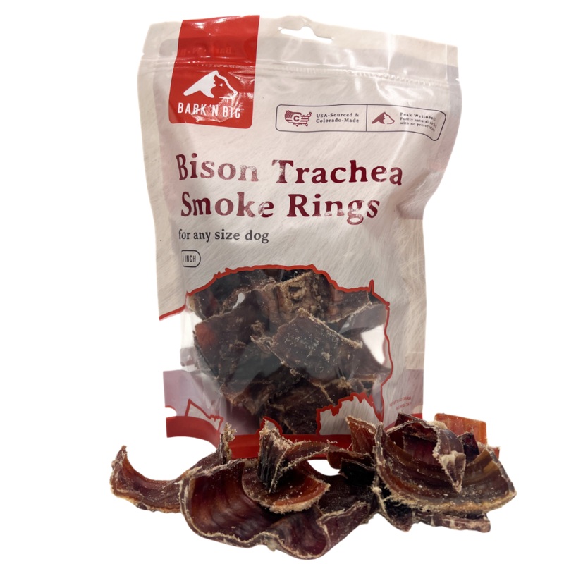 Bison Trachea Smoke Rings – 10oz