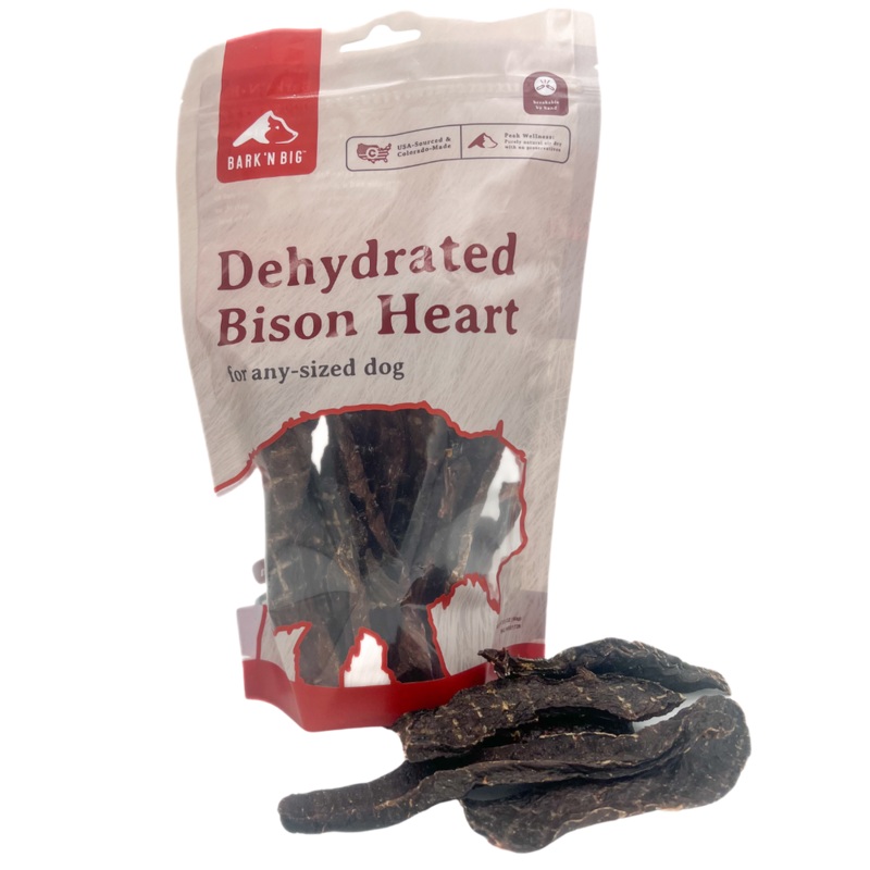 Dehydrated Bison Heart – 3.5oz