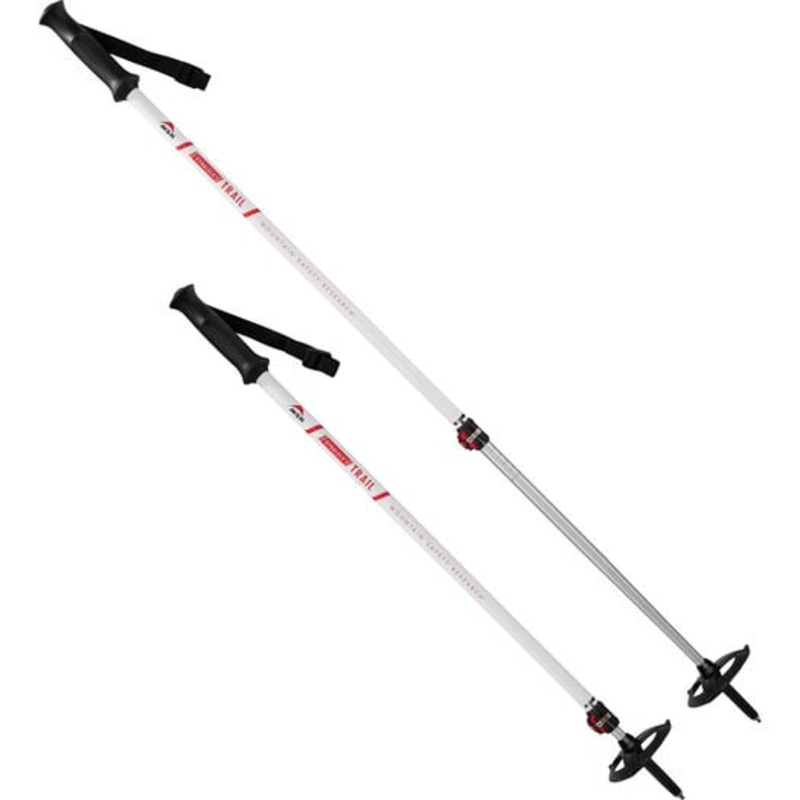 Dynalock Trail Poles White|White