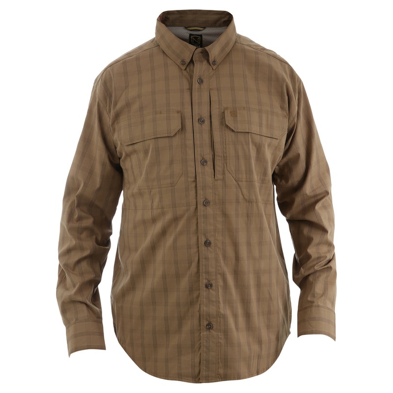 Men’s FullFlexx Ultramax Long Sleeve Work Shirt – Coyote