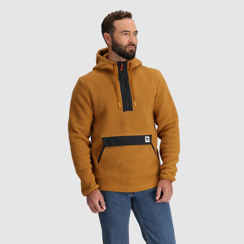 Men’s Grayland Fleece Pullover Hoodie – Bronze