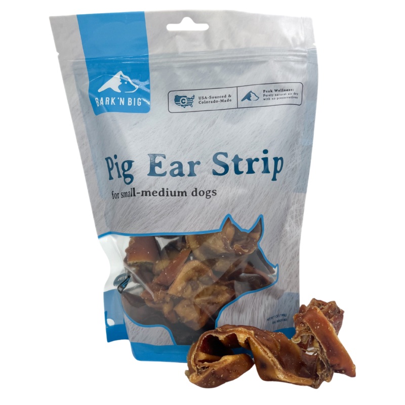 Pig Ear Strips (Small to Medium Dogs) – 12ct