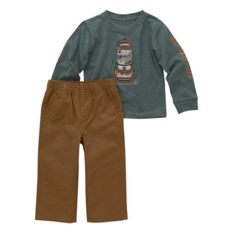 Toddler Boys’ Lantern Print T-Shirt and Pants Set –