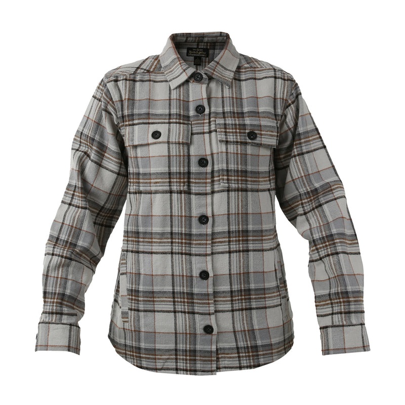 Women’s Brawny Shacket – Grey Plaid