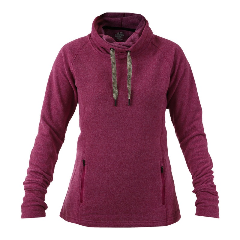 Women’s Godiva Cowlneck Sweater – Boysenberry Heather