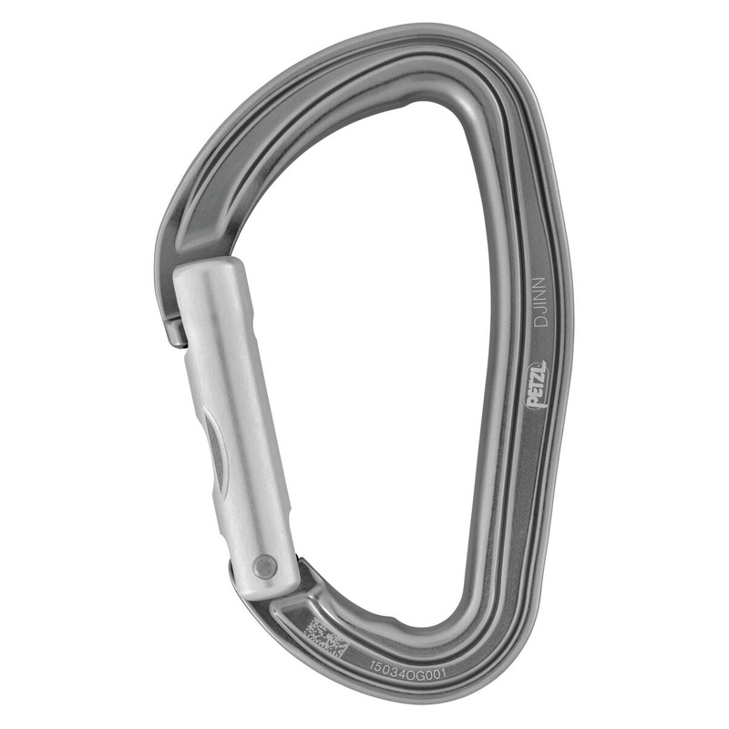 Djinn Straight Gate Carabiner Gray