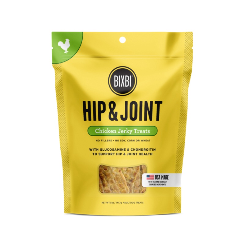 Hip & Joint Jerky Treats for Dogs – Chicken Recipe – 5oz / 12oz